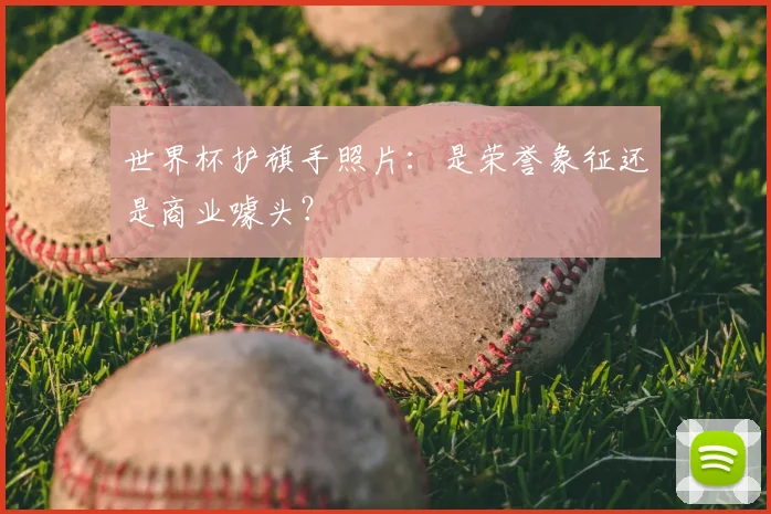 世界杯护旗手照片：是荣誉象征还是商业噱头？